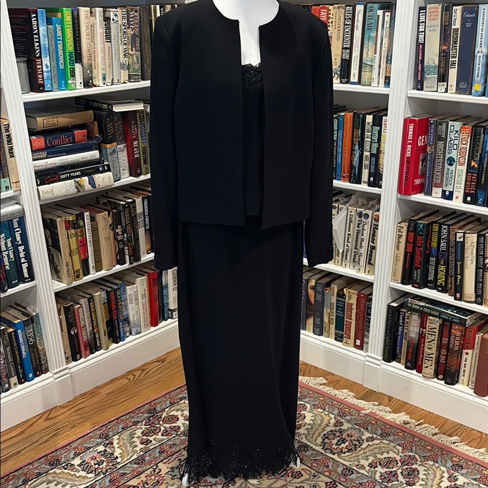 Albert Nipon Black Three Piece Ensemble for that Special Night Out